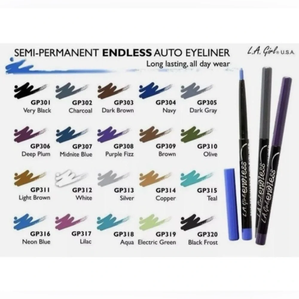 L.A. Girl Endless Semi-Permanent Auto Eyeliner - Charcoal